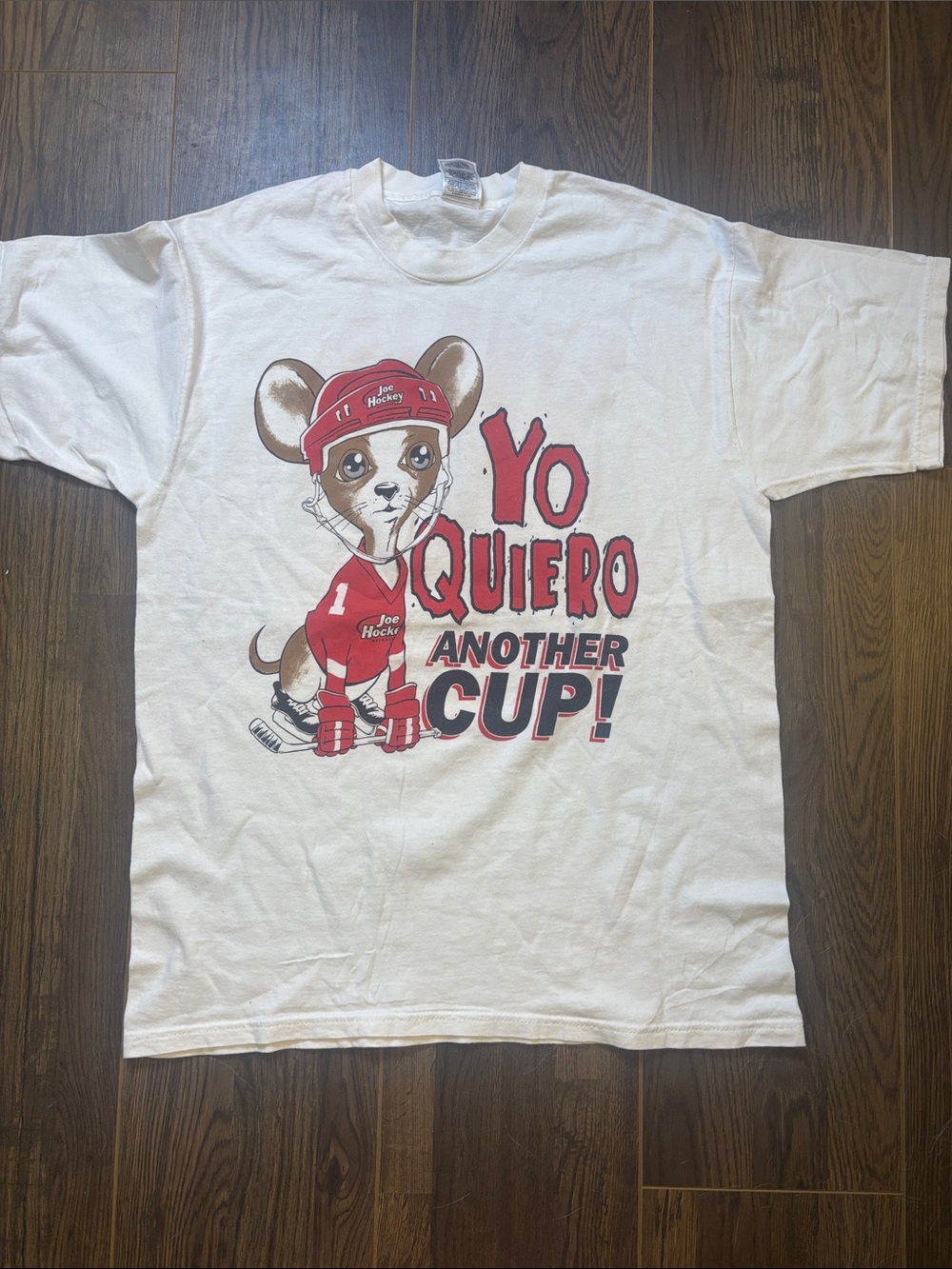 Vintage Taco Bell Dog x Detroit Red Wings T-Shirt